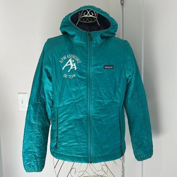 Patagonia Jackets & Blazers - Patagonia primaloft vegan puffer jacket us women's size small teal blue green